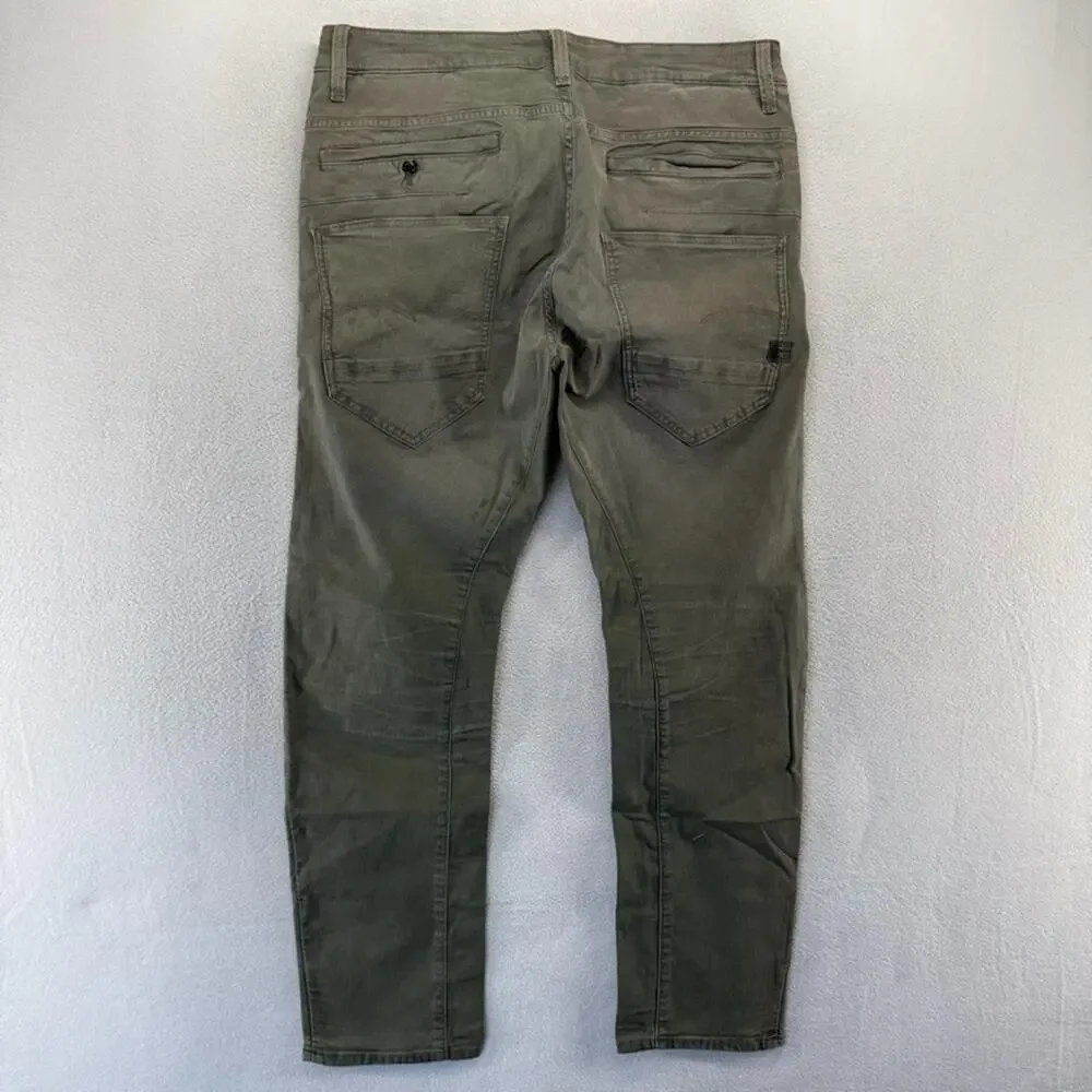 G Star Jeans Men's 34x32 Fits 34x29 Green D Staq 3D Straight Tapered Vintage y2k - Picture 9 of 10